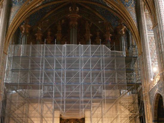 Les travaux sur le grand-orgue de la Cathédrale