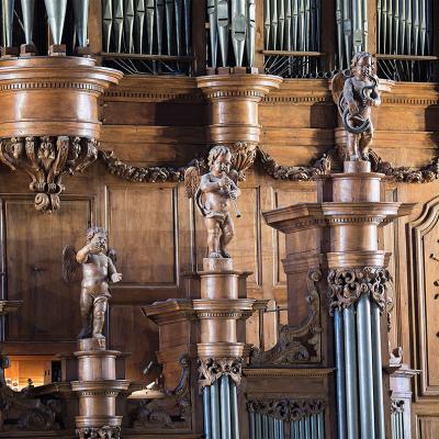 Concert quatuor de trombones et orgue.